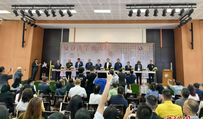 首届曼谷汉字艺术节开幕_首届曼谷汉字艺术节开幕_